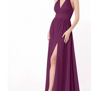 Azazie bridesmaids dress. Raspberry.